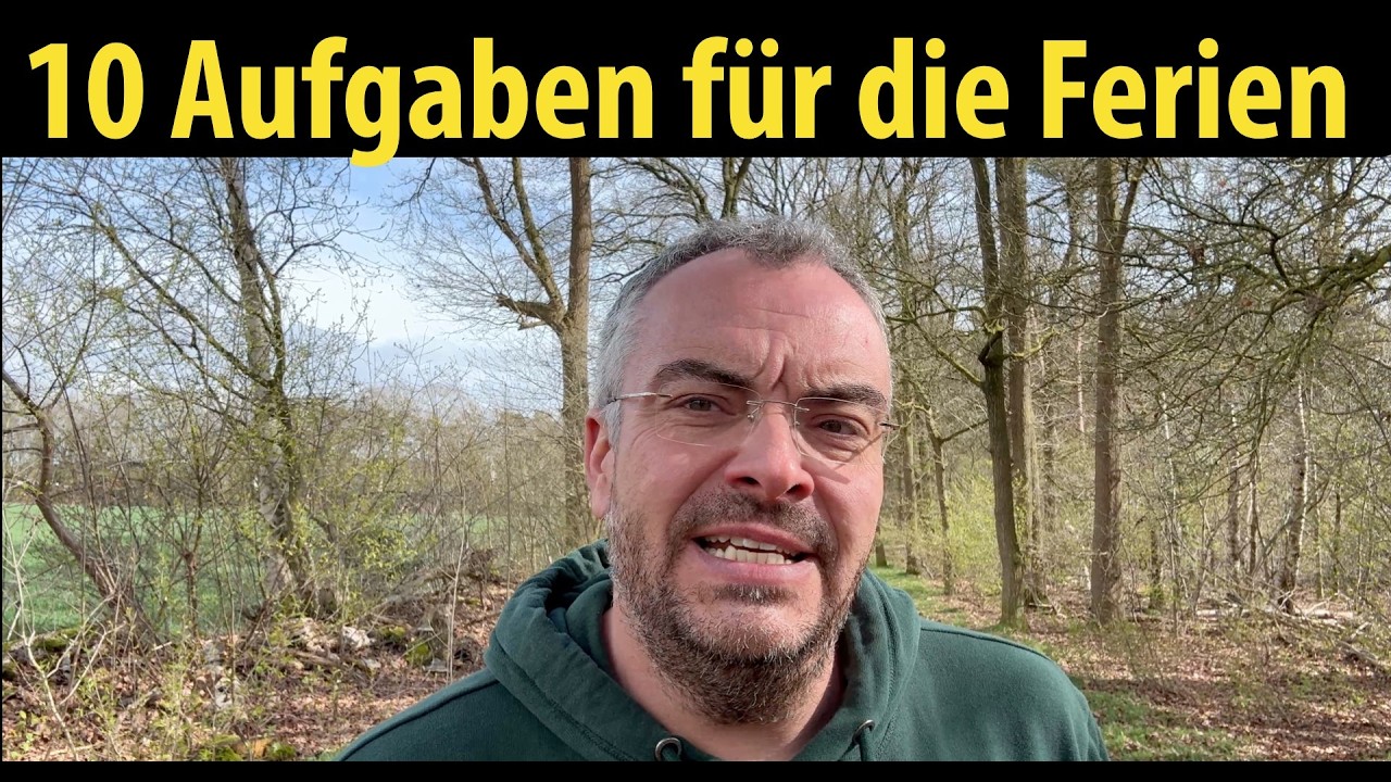 10 Aufgaben f&uuml;r die Osterferien!