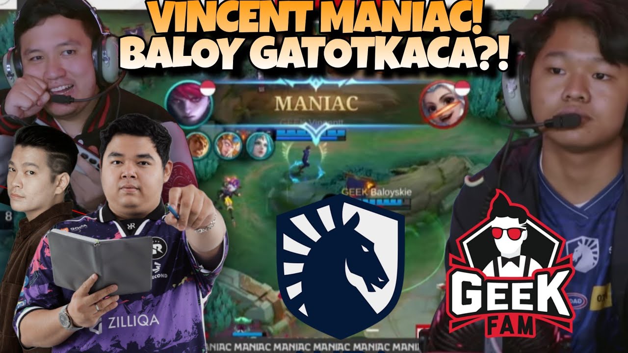 MANIAC DARI VINCENTT !! BALOY GATOTKACA ?! LU BUKAN BALOY !! GEEK VS AURA MATCH 1 - MPL S14