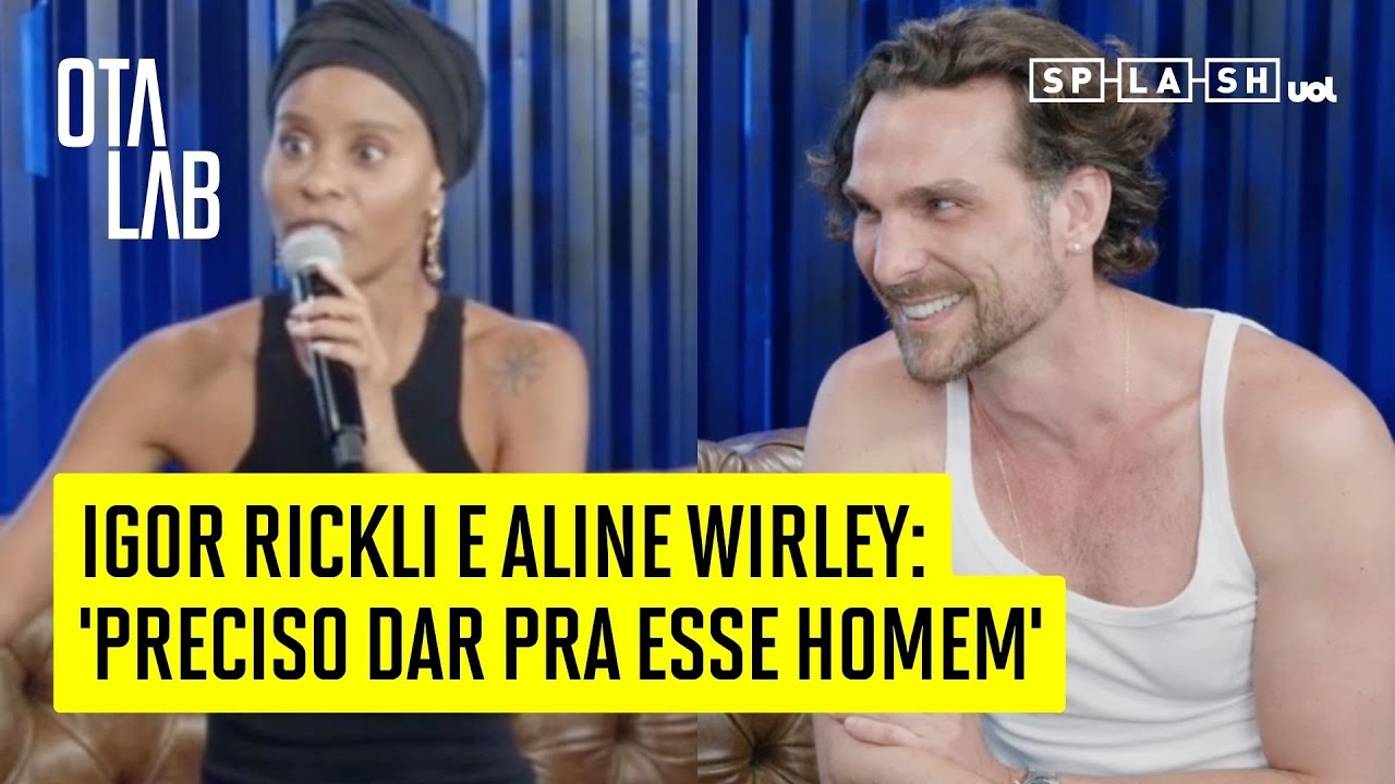 Aline Wirley revela momento que ficou enlouquecida por Igor Rickli: 'Preciso dar pra esse homem'
