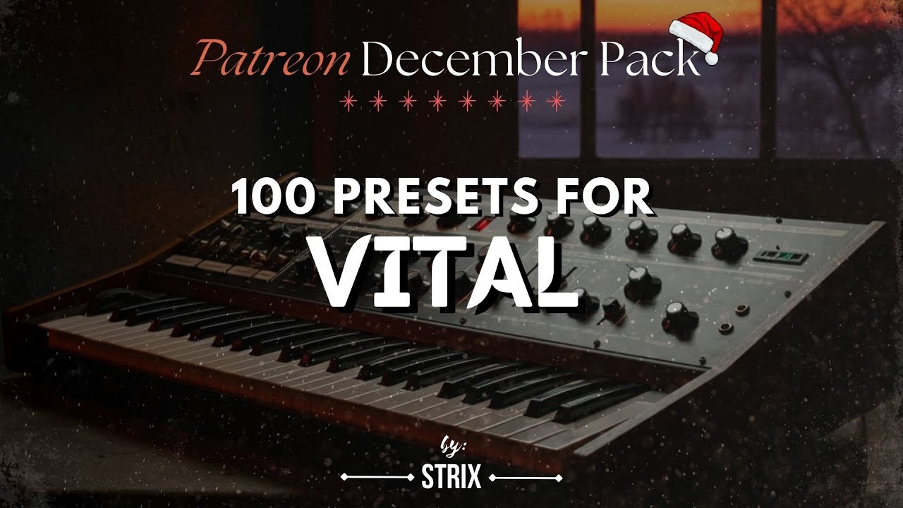STRIX 100 Vital Presets Vol.1 [EXTENDED WALKTHROUGH] #musicproducer #sounddesign #musicproduction