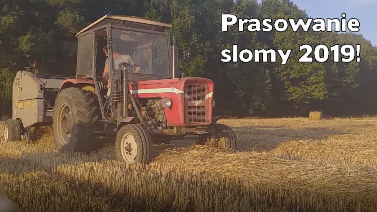 Prasowanie słomy 2019! Ursus C-360 | Carraro Prower M120