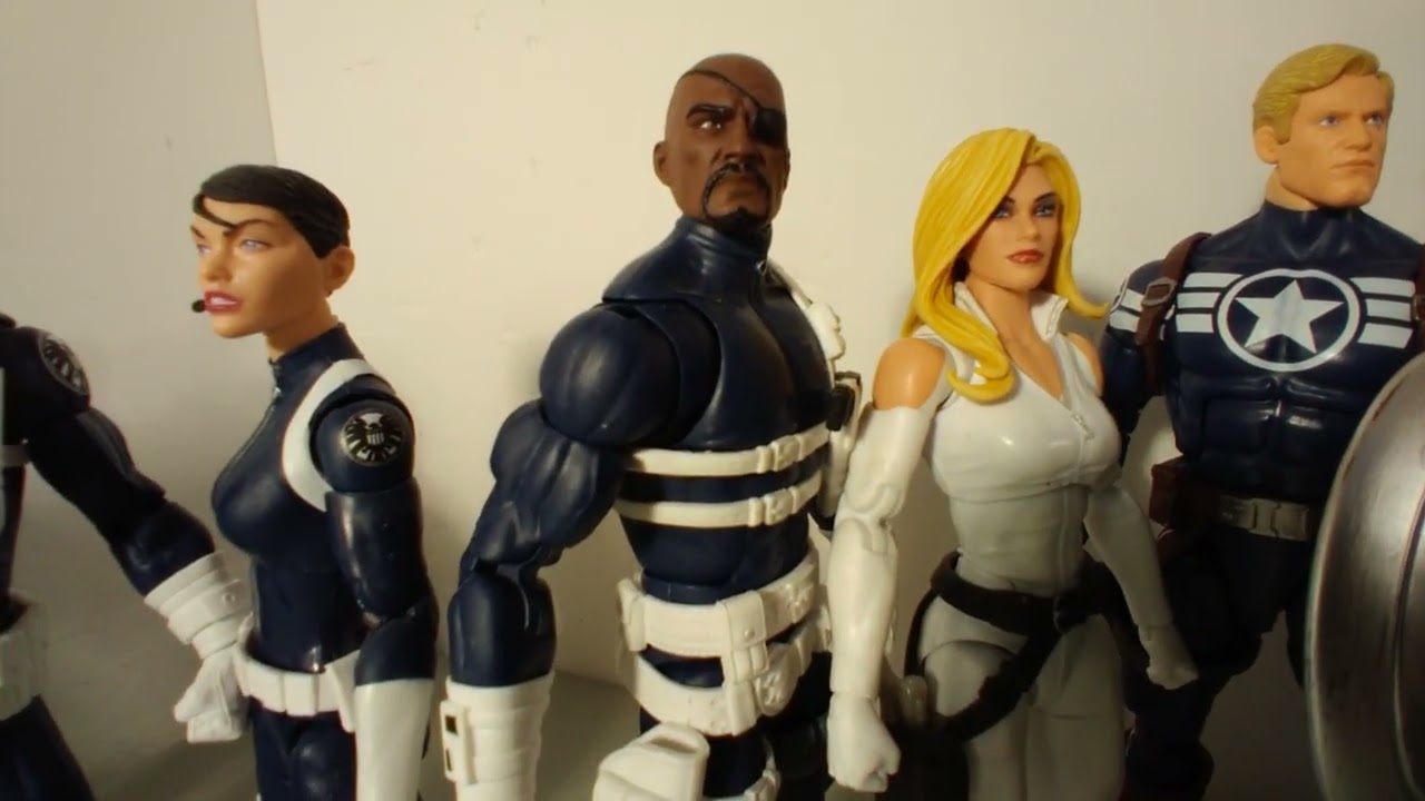 ACTION FIGURE OBSESSION Ep. 112! Marvel Legends AGENTS OF SHIELD! Nick Fury! Steve Rogers! Agent 13!