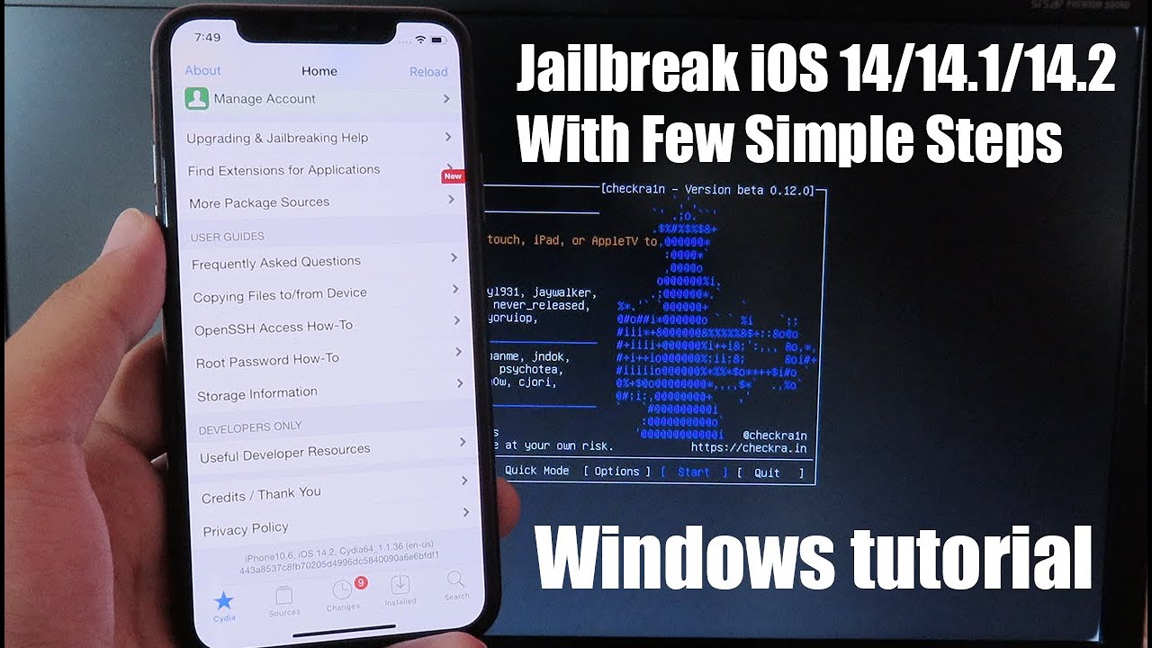 *НОВИНКА* Джейлбрейк iOS 14/14.1/14.2 за несколько простых шагов &mdash; руководство для Windows
