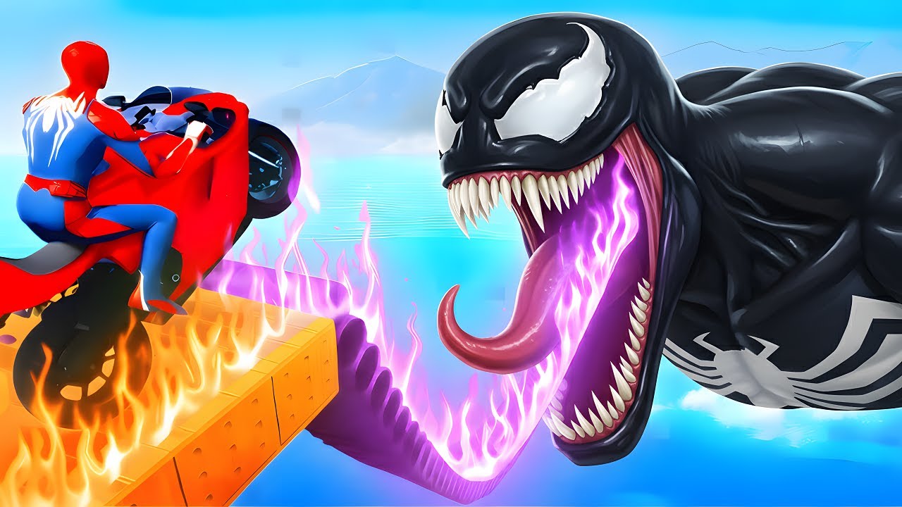 الرجل العنكبوت انقاذ باتمان Spider-Man Rescue batman vs venom vs brainrot funny Game GTA 5 superhero