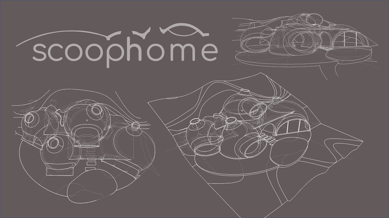 Scoophome | Concept d'habitation bioclimatique semi-enterr&eacute;e