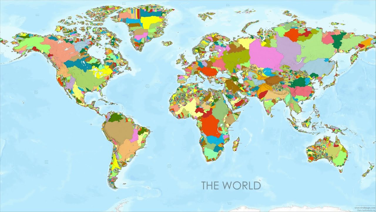 Redrawing the World Map: What If Countries Were River Basins?