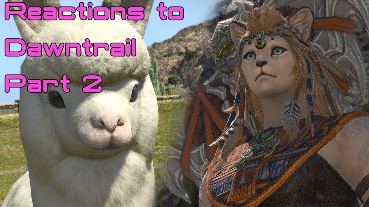 FFXIV Dawntrail Reactions Part 2: Alpaca Woes