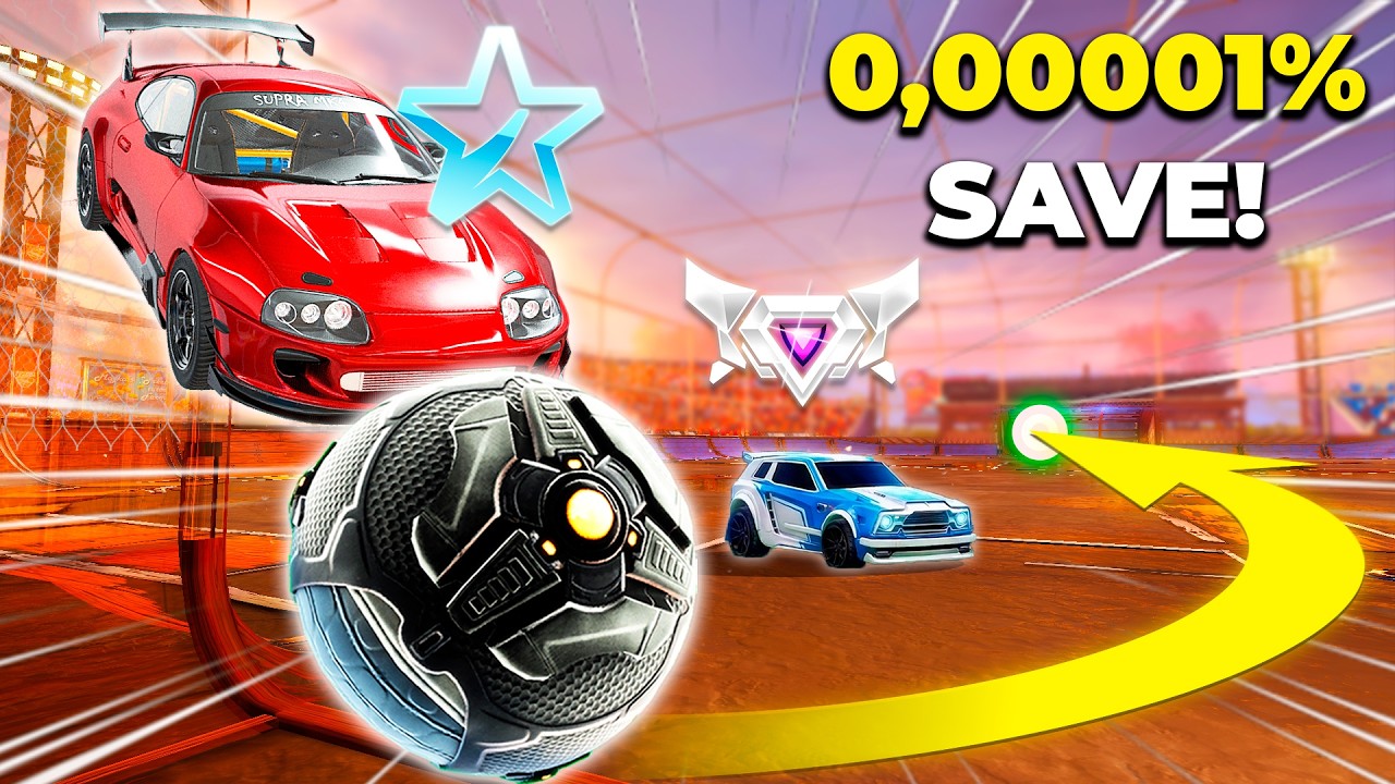 1 in 1,000,000 Moments in Rocket League! #44 (TOP 100)