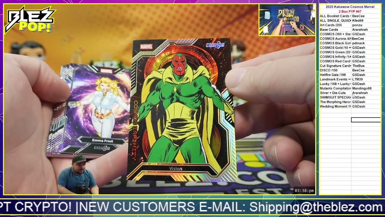 2025 Kakawow Cosmos Marvel 2 Box BREAK Pick Your Parallel Set #67