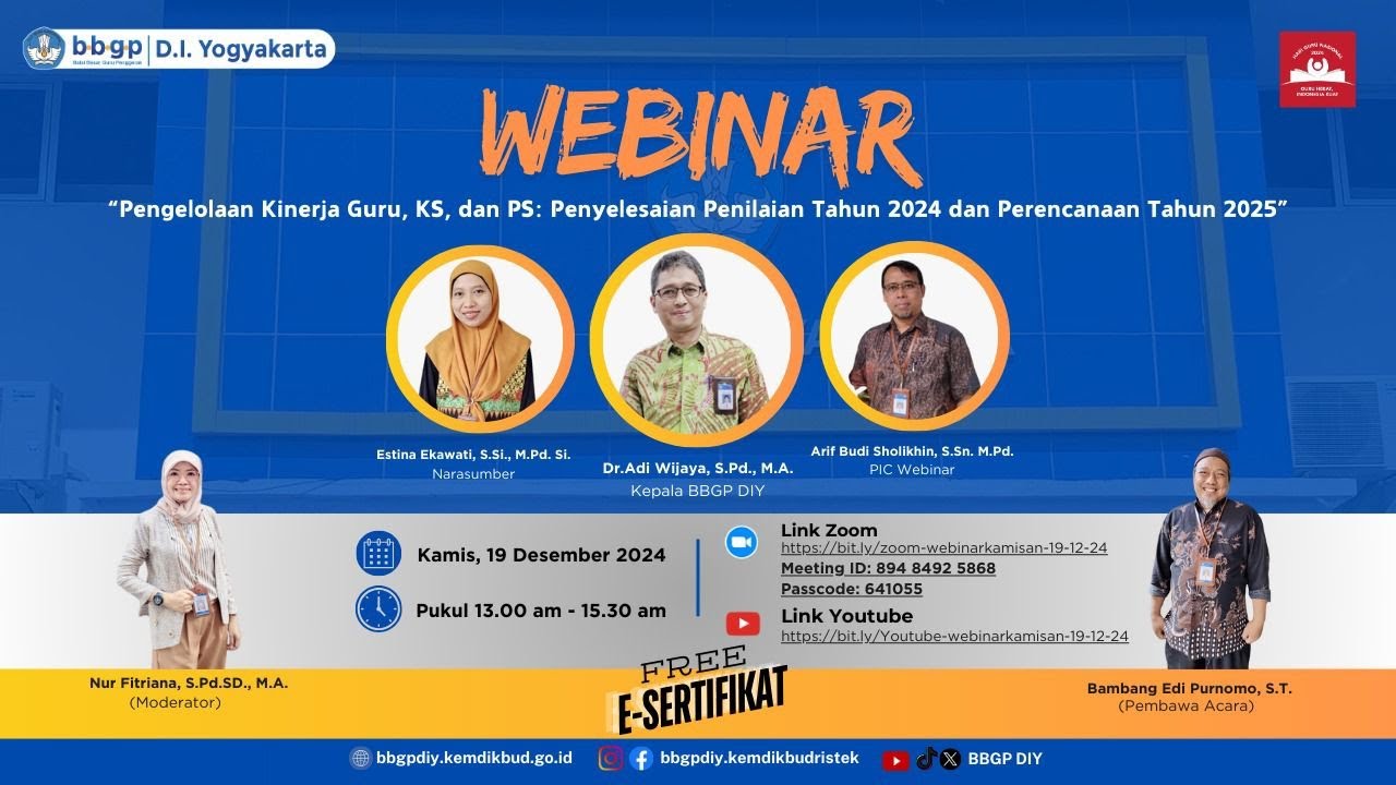 Pengelolaan Kinerja Guru, KS, dan PS: Penyelesaian Penilaian Tahun 2024 dan Perencanaan Tahun 2025