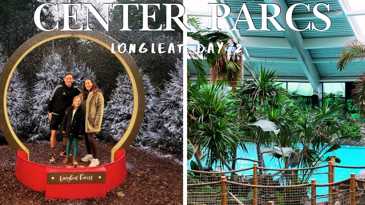 CENTER PARCS LONGLEAT WINTER WONDERLAND 🎄 DAY 2 | SANTA 🎅 & ENCHANTED FOREST LIGHTS ✨SWIMMING 🏊‍♀️
