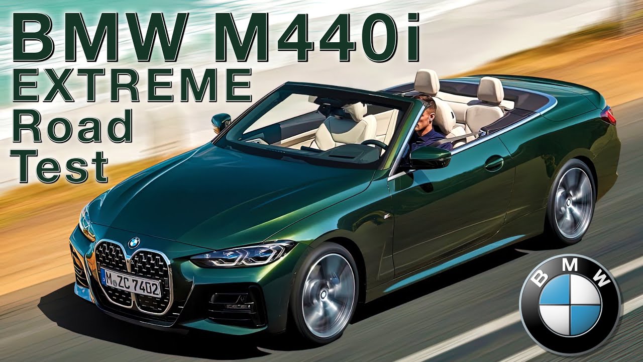 🚘 YOU WON'T BELIEVE what the BMW M440i Convertible can do! NEW 4-Series Extreme-Handling Road Test!