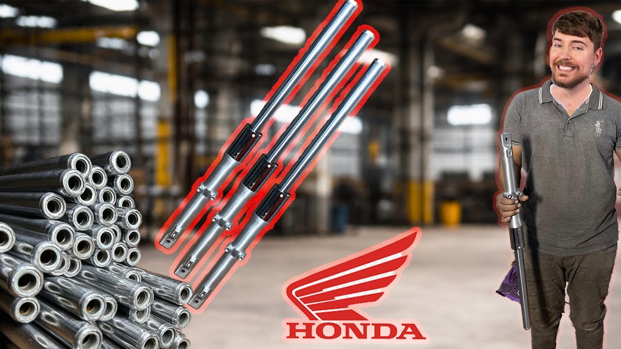 How Honda CD 70 Front Suspension is Made | Motorcycle Shock Absorber Manufacturing Process