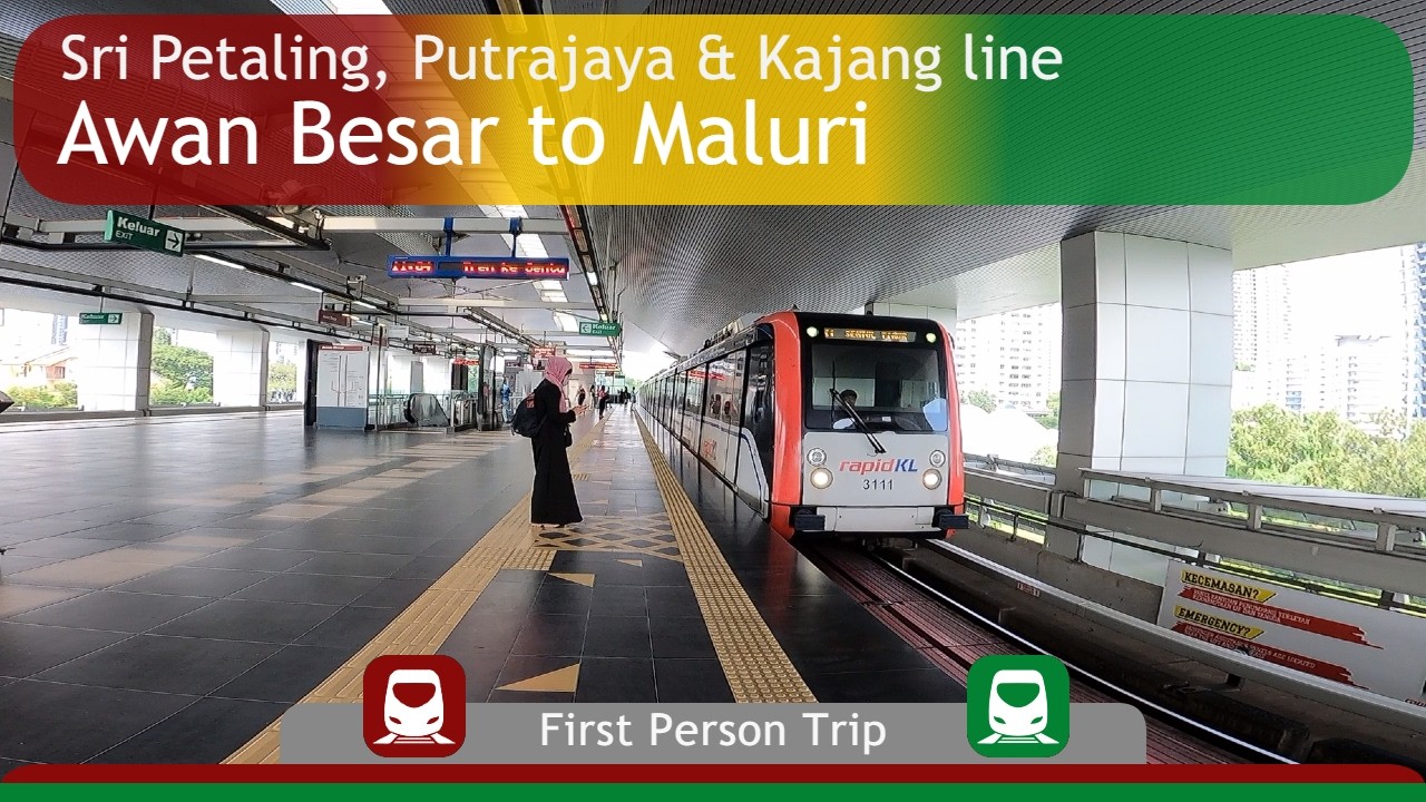 LRT & MRT POV : Awan Besar to Maluri