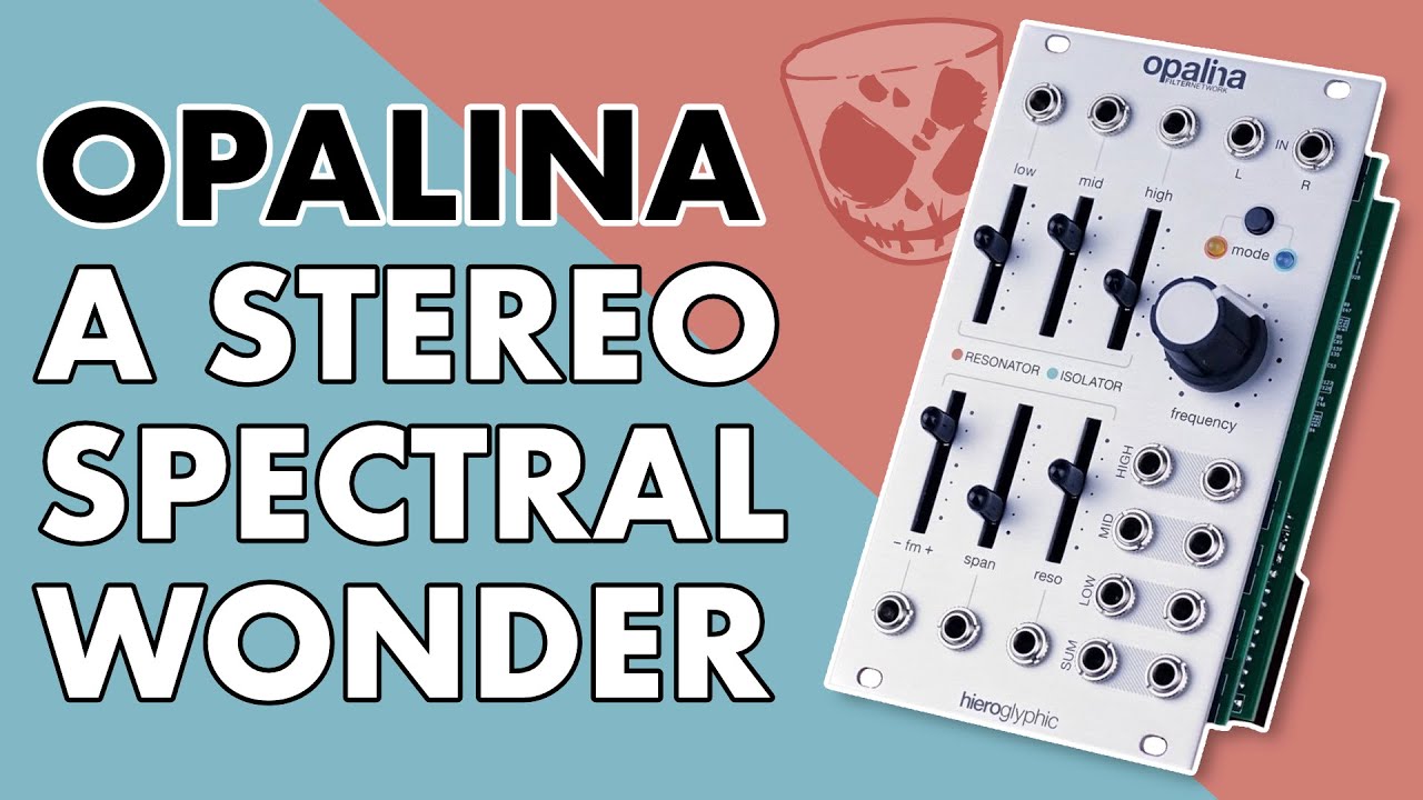Stereo Triple Filter Network & Resonator // 3 Patches with OPALINA from Hieroglyphic