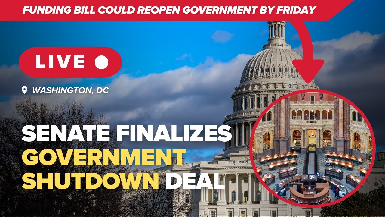 LIVE: Senate Floor | Senators to vote on deal to end government shutdown