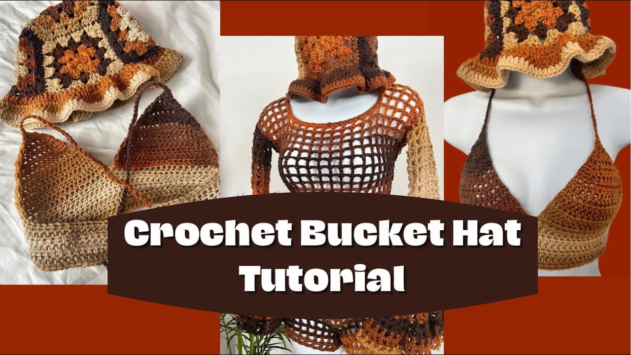 Granny Square Bucket Hat Tutorial | Blessed Her Hands