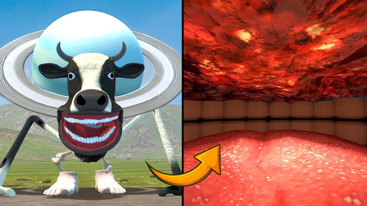WHAT'S INSIDE THE LA VACA SATURNA SATURNITA TAPES BRAINROT MONSTER! (Garry's Mod)