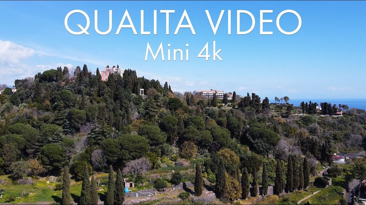 DJI Mini 4k Qualit&agrave; Video