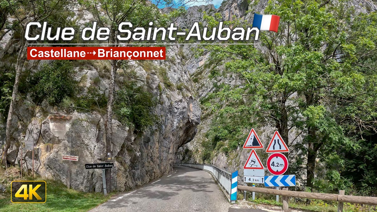 Castellane to Brian&ccedil;onnet 🇫🇷 | Col de Saint-Barnab&eacute; & Clue de Saint-Auban | Scenic ASMR Drive