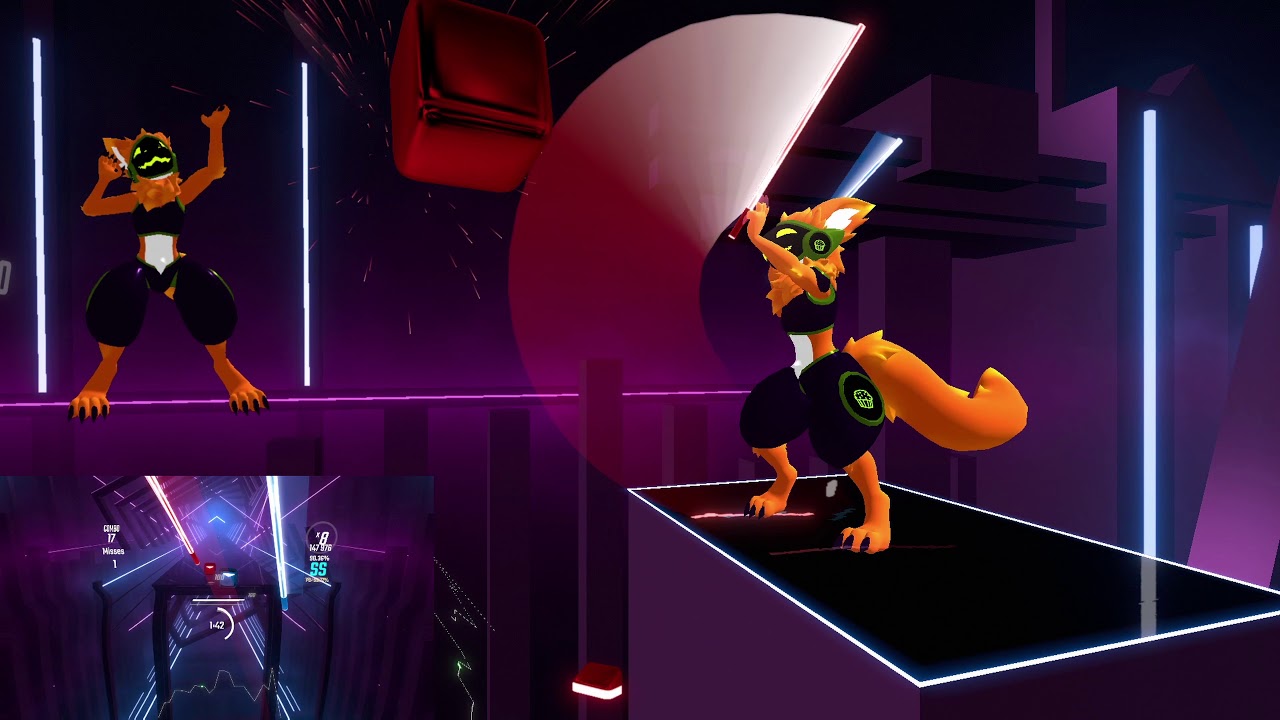 Protogen Beat Saber: Panic at the disco - The greatest show reimagined, Expert, 87.05%, FBT.