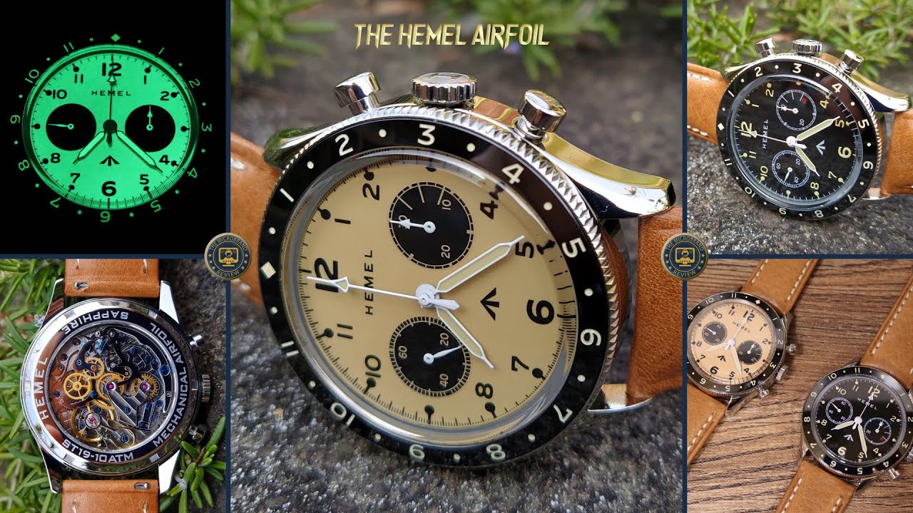 The Hemel Airfoil HF15IV Full Lume Ivory & Hemel Airfoil HF15 Black