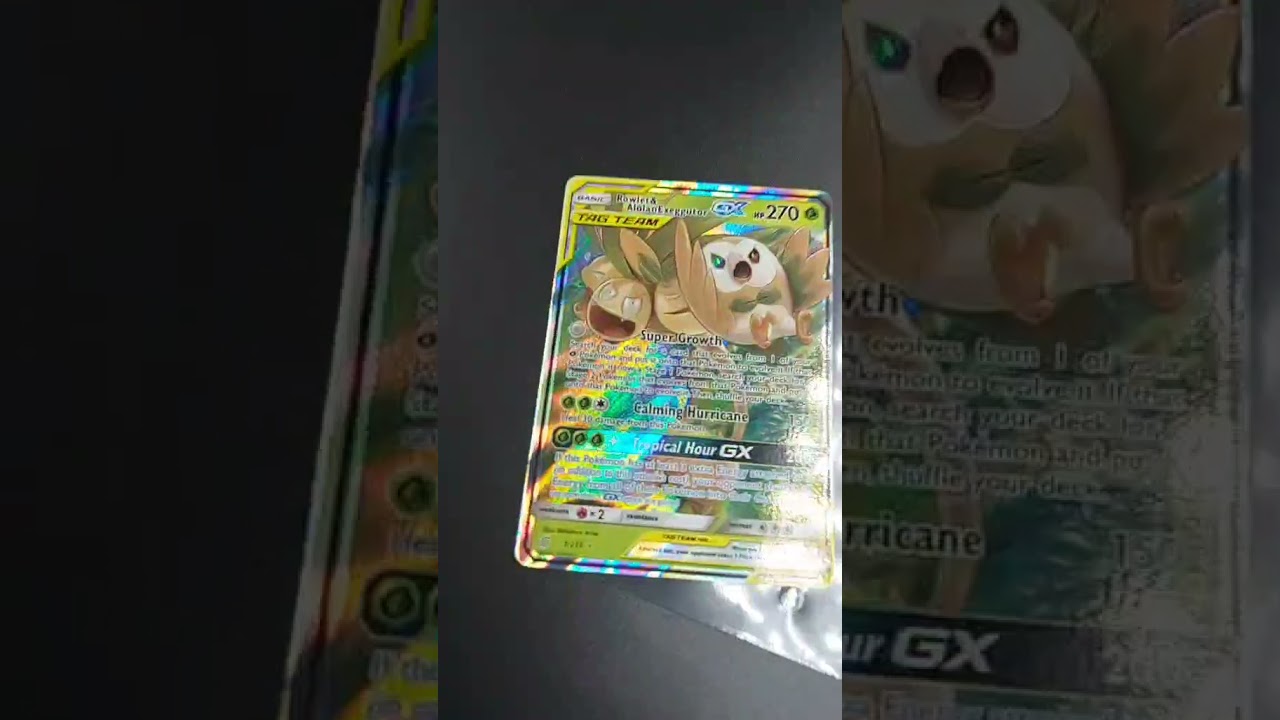 Rowlet & Alolan Exeggutor GX | imZapdos | Pokemon Card Collector