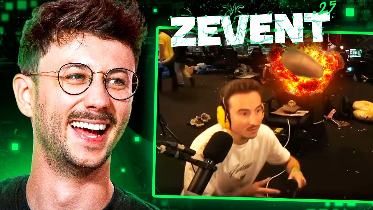 Il a fait EXPLOSER le ZEVENT... - React clips ZEVENT 2025 #02