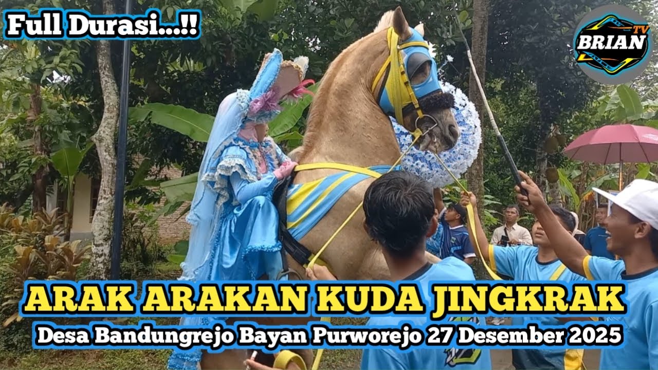 Pawai Kuda Jingkrak Desa Bandungrejo Bayan Purworejo 27 Desember 2025
