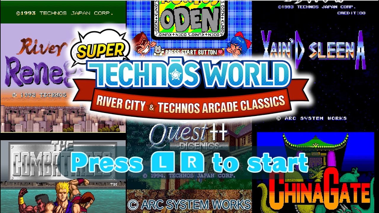 Super Technos World: River City & Technos Arcade Classics - 45 Minutes of gameplay, all 12 games