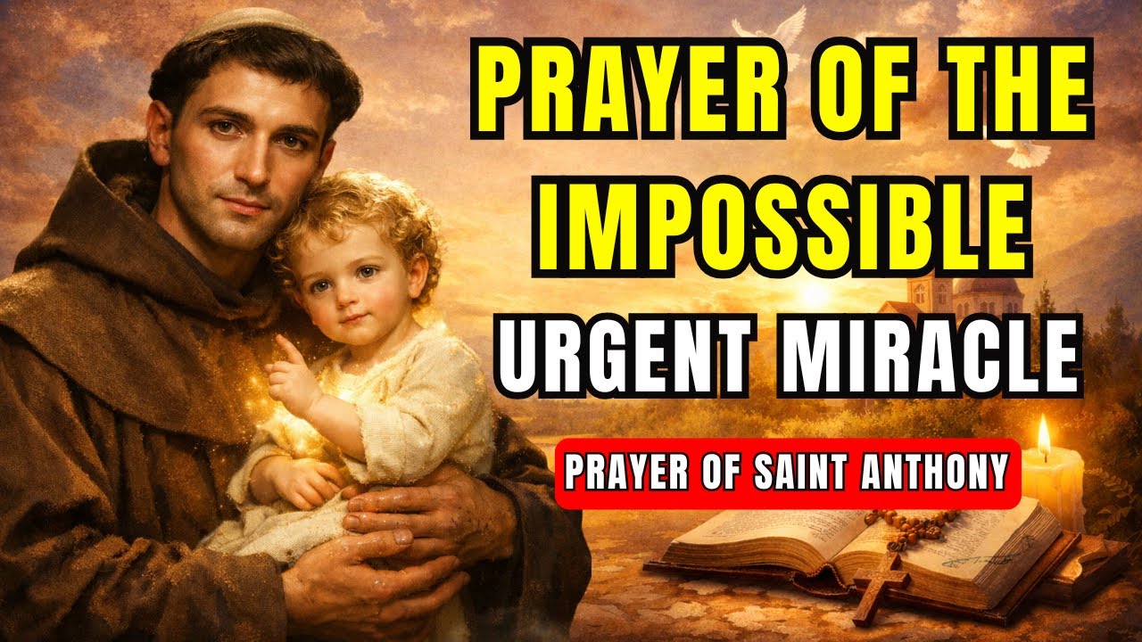 💖 Powerful Prayer to Saint Anthony for Urgent Miracles & Impossible Causes 💖