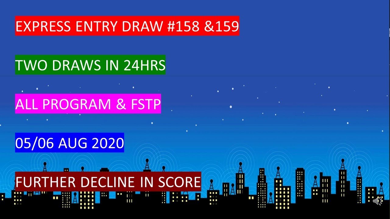 LATEST EXPRESS ENTRY DRAWS |RARE DRAW |FSW DRAW| FSTP