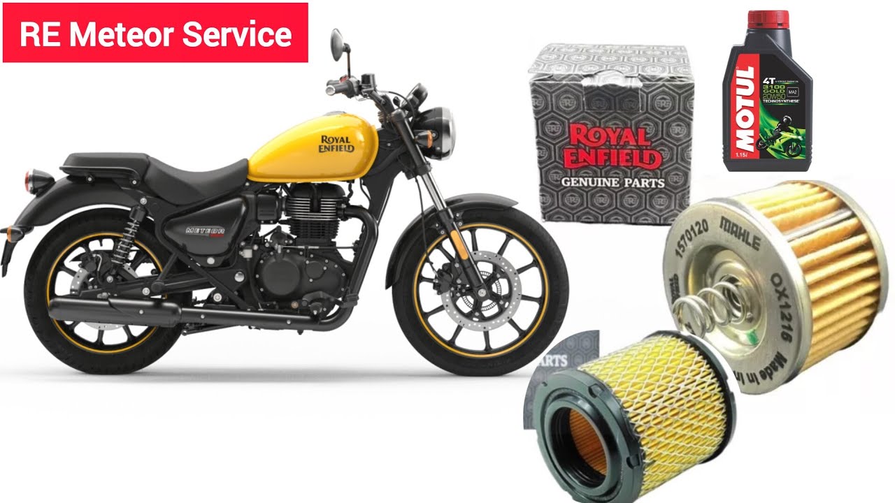 Royal Enfield Meteor 350 | General Service | Engine Oil Change | Oil Filter Change | Full Video