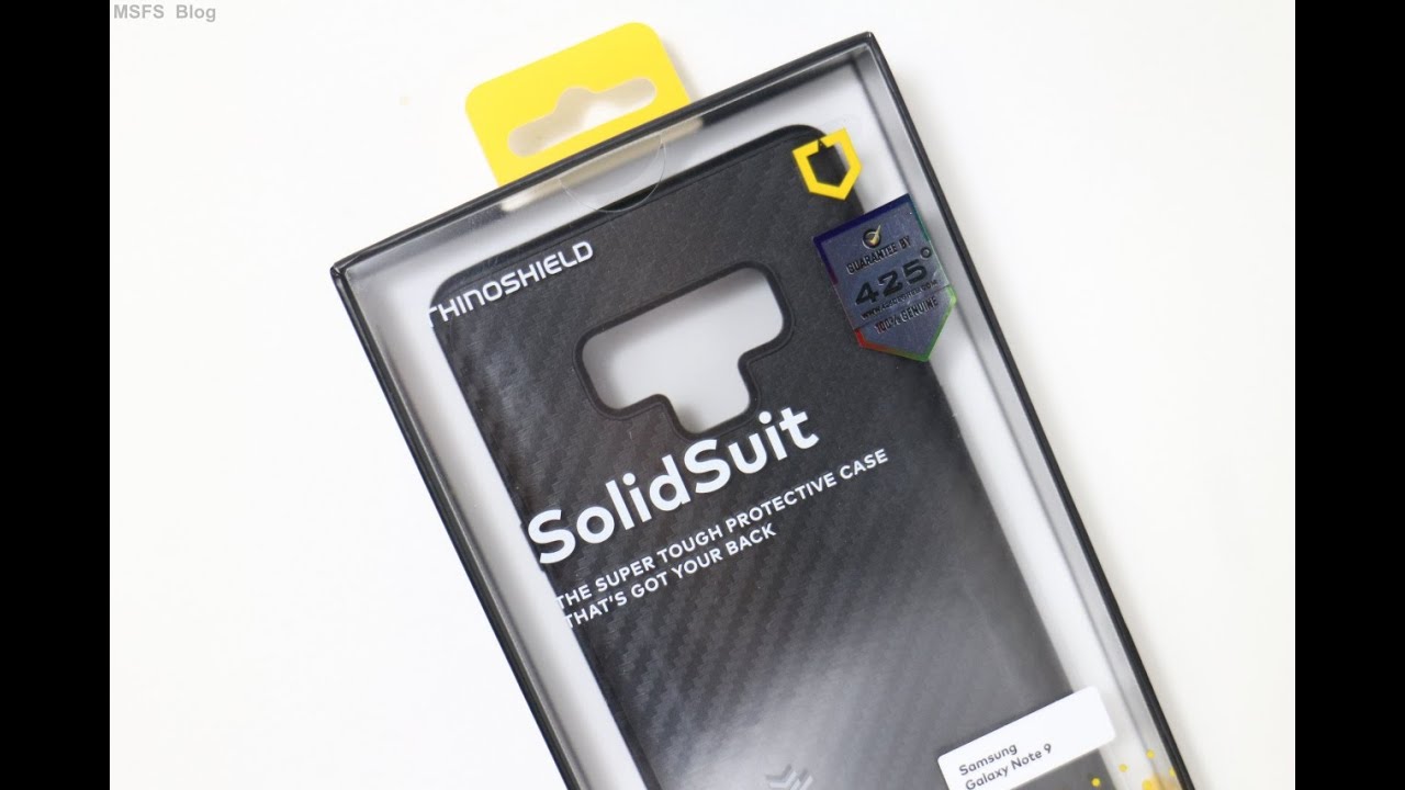 เคส Rhinoshield SolidSuit Samsung Galaxy Note 9  Carbon Fiber