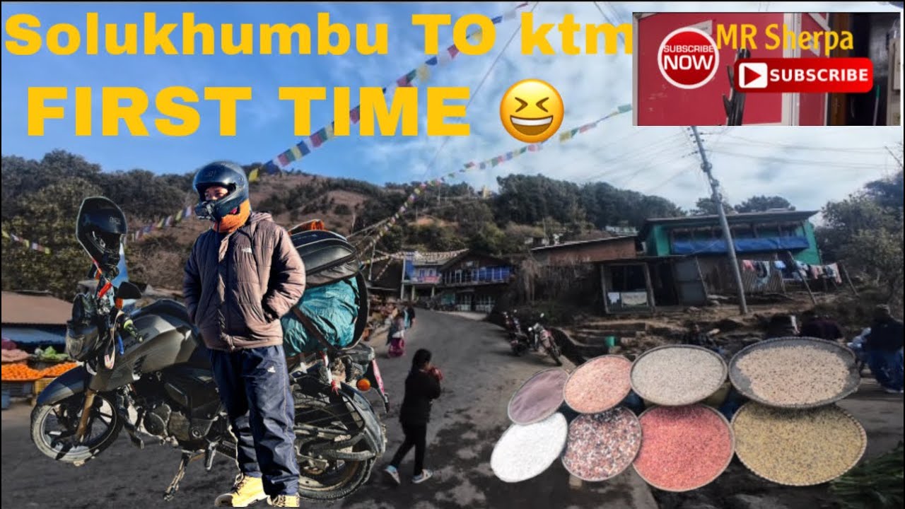 Solu to ktm first ride 🏍️ don’t miss this videos.likes subscribe share for up coming videos 🙏🤭🤭