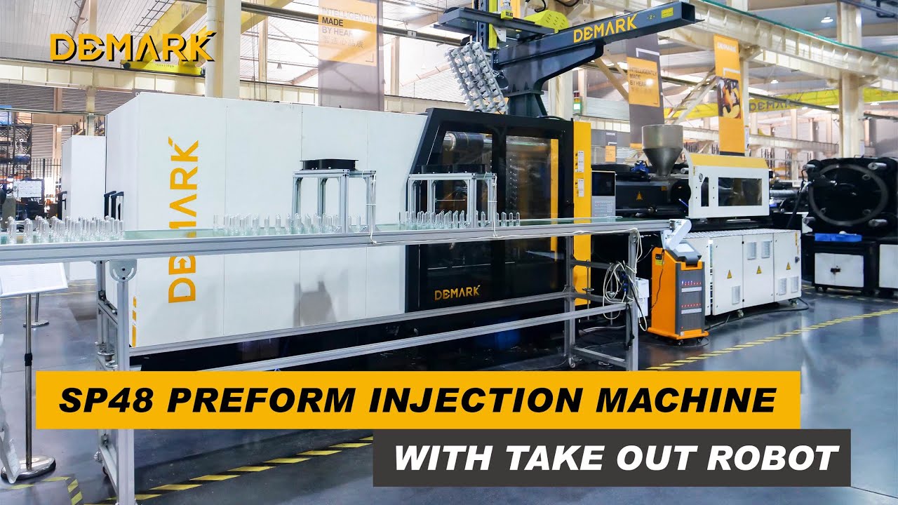 SP48 Preform Injection Machine with Take-Out Robot | Efficient Solution
