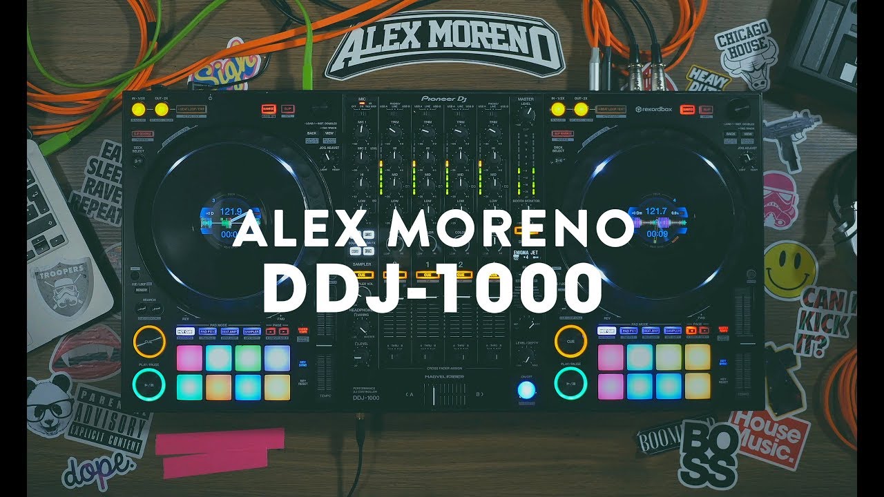 Alex Moreno testing the new DDJ-1000 from Pioneer DJ
