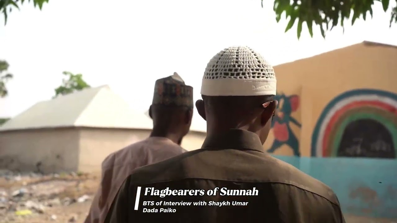 BTS of Interview with Shaykh Umar Dada Paiko