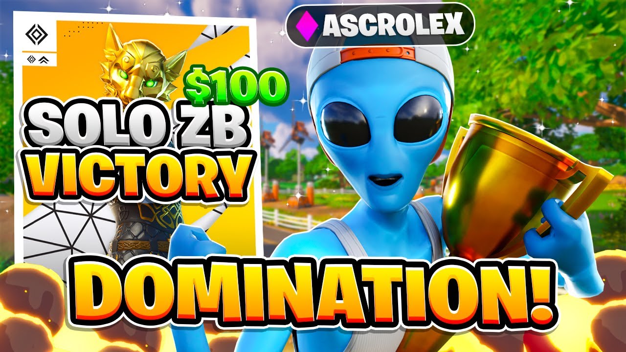 🏆 How I Dominated The Solo Victory Cash Cup Zb (Open & Final)