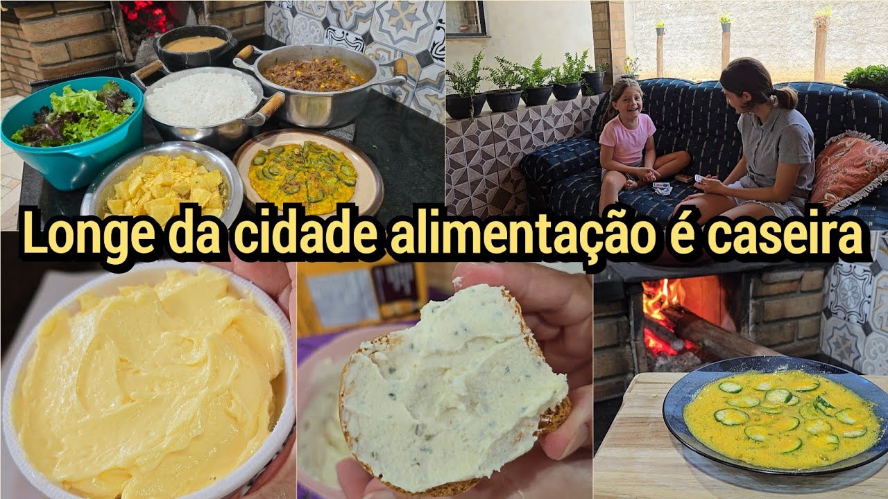 FIZ MANTEIGA E REQUEIJÃO/COMIDA CAIPIRA NA LENHA+MENINAS E MANU INDO NO VIZINHO/ROTINA DO MEU DIA. 