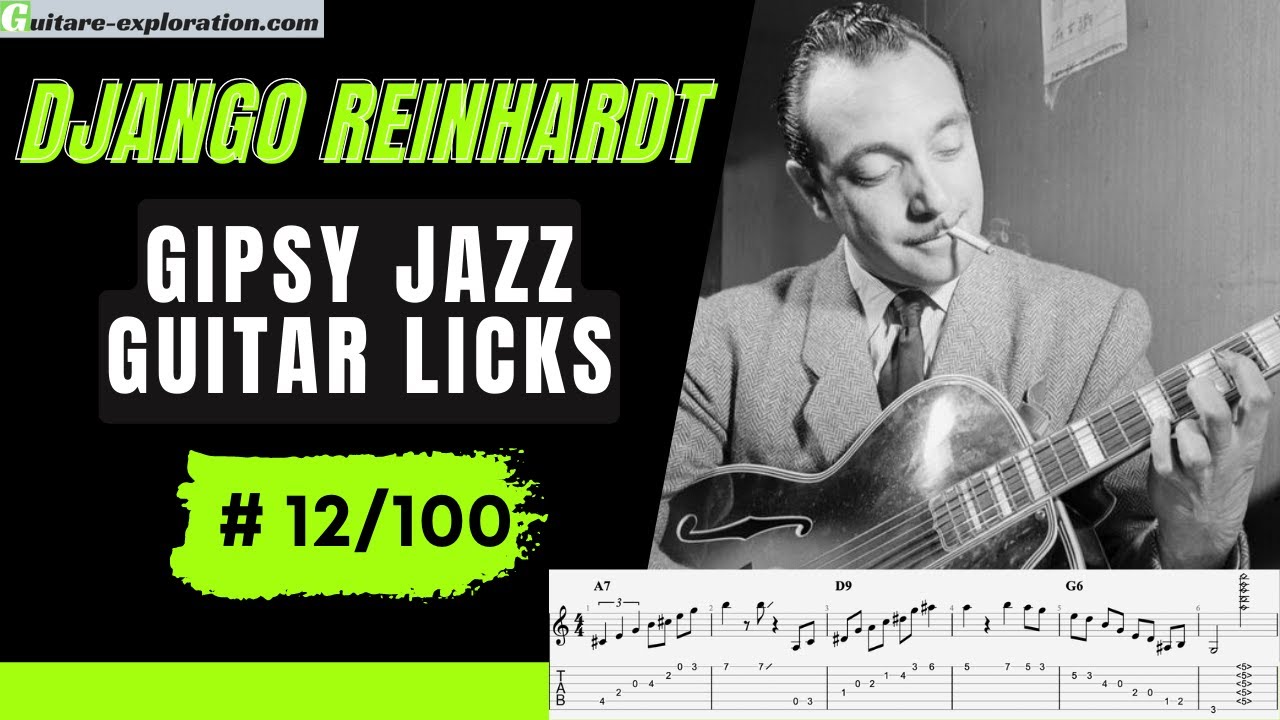 Django Reinhardt Gypsy Jazz Guitar Licks (12/100)