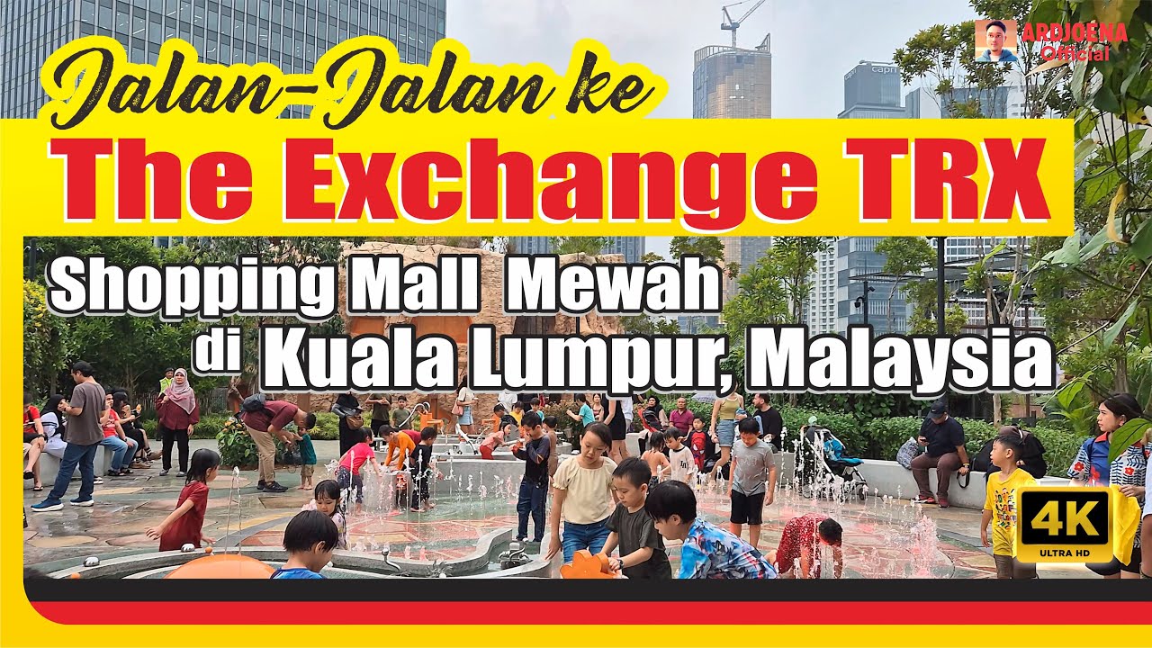 JALAN-JALAN KE MALL TRX KUALA LUMPUR [4K] | Masuk dari Stasiun MRT TUN RAZAK EXCHANGE (27 Des 2024)