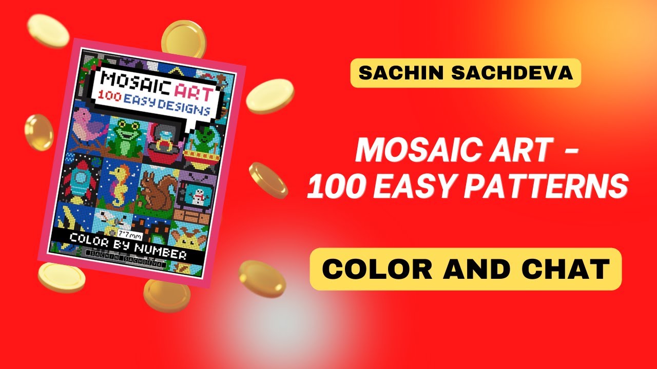 Flip Through of Mosaic Art - 100 Easy Designs by Sachin Sachdeva