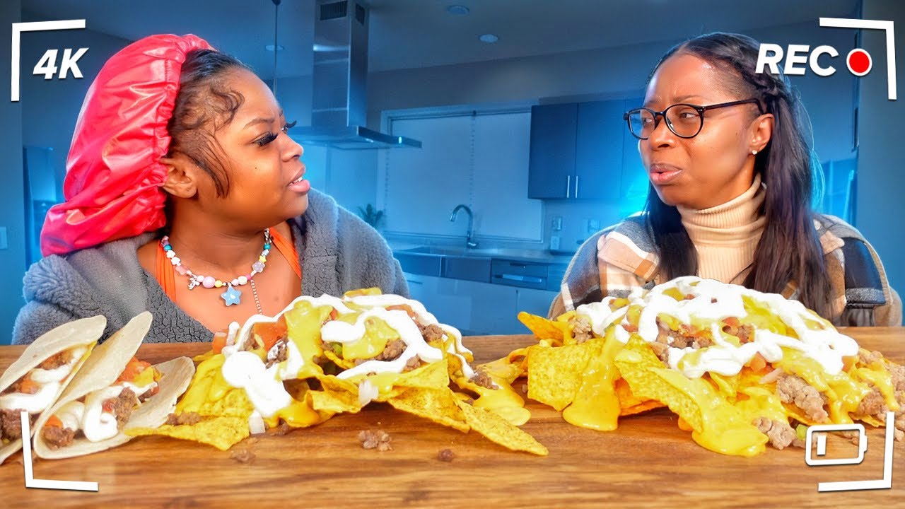 MESSY TRASH NACHOS MUKBANG