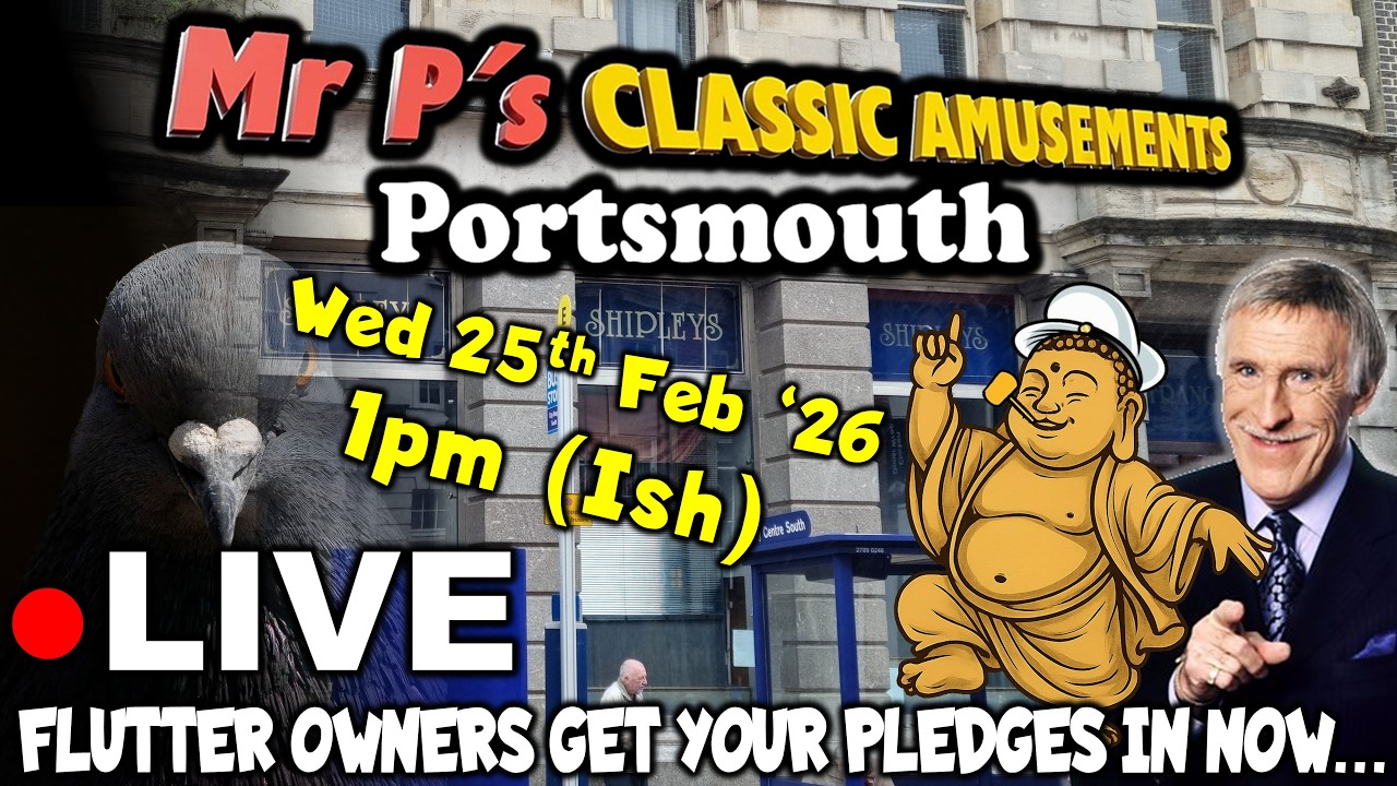 ● LIVE | Mr P's Classic Amusements Portsmouth - Classic Fruit Machines Arcade Flutter Session
