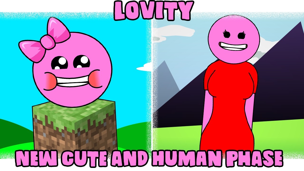 My Sprunki OC: Lovity New Cute and Human Phase (from Minecraft)