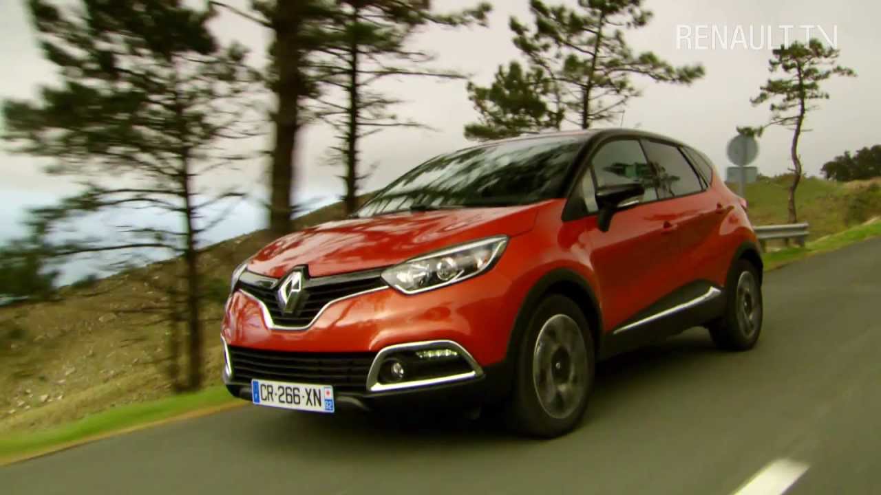 Regardez l'essai du Renault Captur dans la région de Biarritz avec RENAULT TV