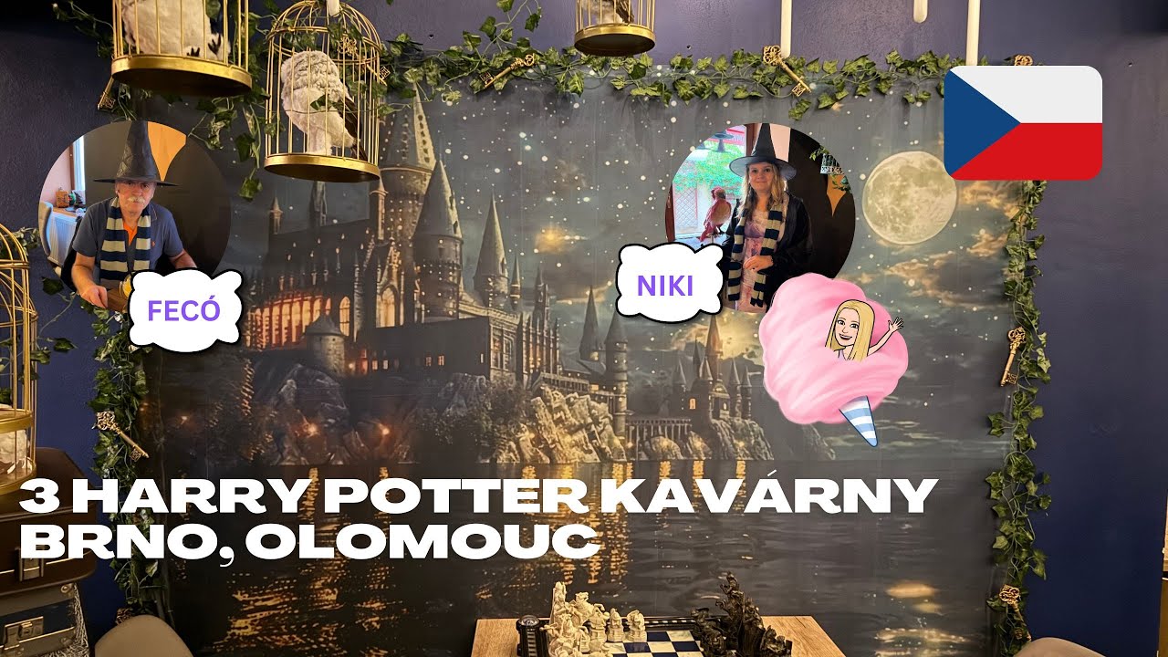 3 HARRY POTTER KAVÁRNY - BRNO, OLOMOUC (62.video)