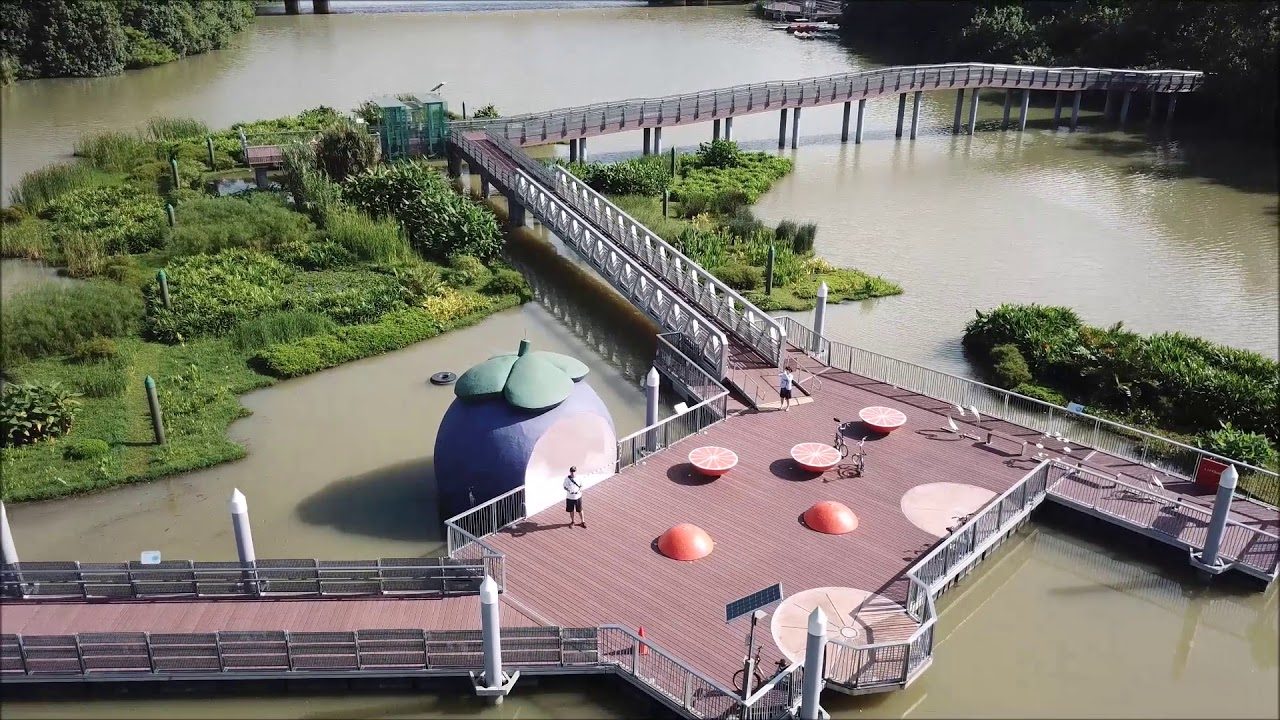 (Drone) SENGKANG RIVERSIDE PARK, SINGAPORE