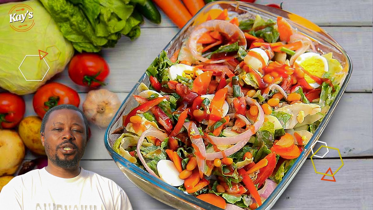 How To Make A Fresh & Easy Vegetable Salad - Quick And Healthy!